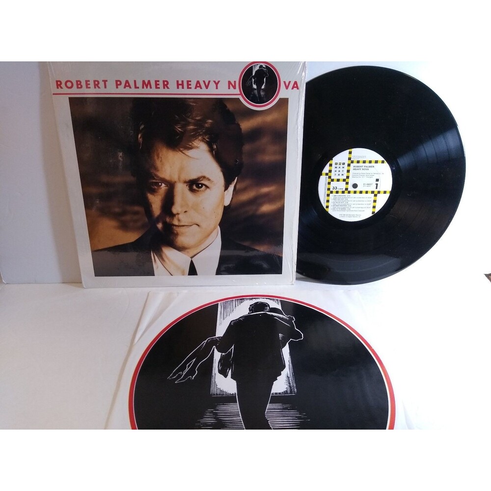 Robert Palmer – Heavy Nova LP Record 1988 Manhattan Records Pop Rock 33 RPM